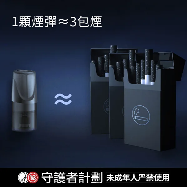 Candy 煙彈 一次性煙彈 1.9ml/顆、每盒3顆裝 適配Relx 4代/5代煙桿