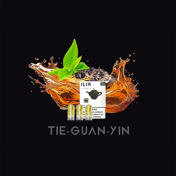 【一星涼度】ILIA煙彈 鐵觀音風味 2.5ml*3 透明霧化菸彈 適用於一代主機