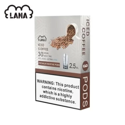 LANA 煙彈 替換型發光彈 2.5ml*3Pods 咖啡
