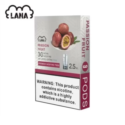 LANA 煙彈 替換型發光彈 2.5ml*3Pods 百香果