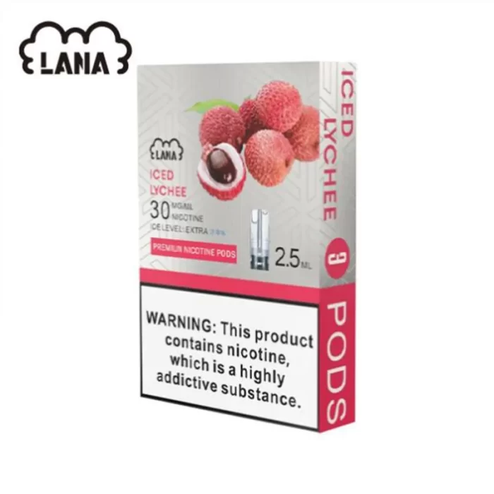 LANA 煙彈 替換型發光彈 2.5ml*3Pods 荔枝