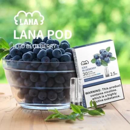 LANA 煙彈 替換型發光彈 2.5ml*3Pods 藍莓