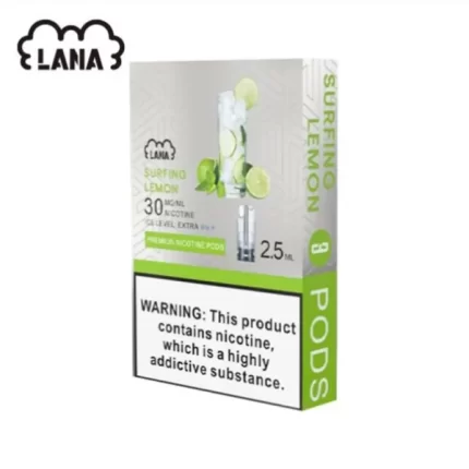 【三星涼度】LANA 煙彈 替換型彈 2.5ml*3Pods 雪碧味 一次性煙彈 通用熱門一代主機