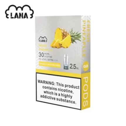 LANA 煙彈 替換型發光彈 2.5ml*3Pods 鳳梨