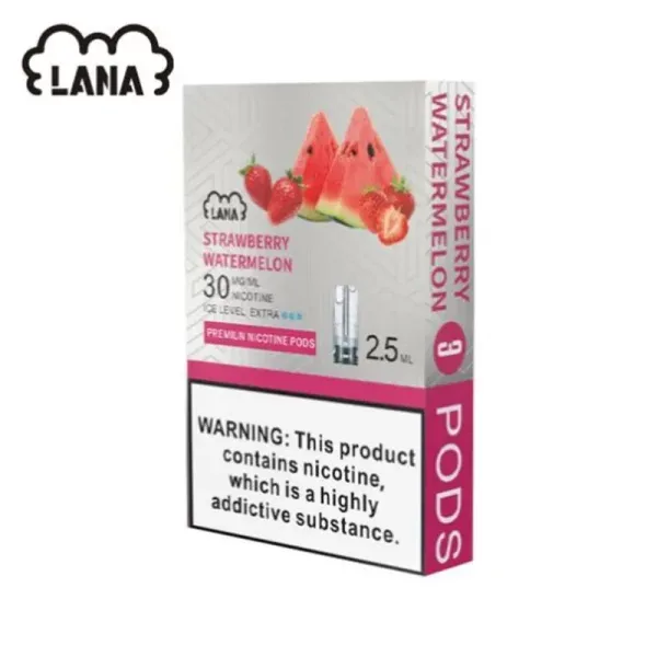 【原廠正品】LANA 煙彈 替換型發光彈 2.5ml*3Pods 草莓西瓜
