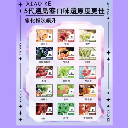 【買五盒送主機】梟客煙彈 XIAOKE五代電子煙煙彈 五代菸彈 通用四代五代主機