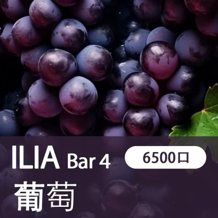 【葡萄】ILIA哩亞 4代 一次性電子菸蝦皮 6500口