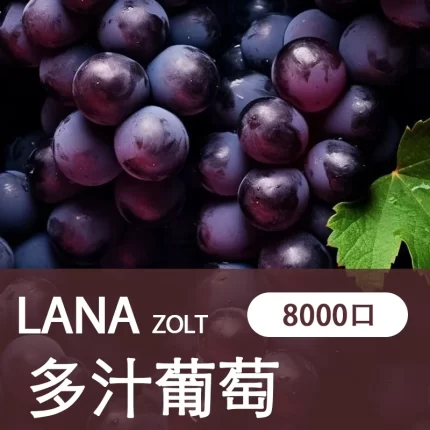 【多汁葡萄】LANA ZOLT 一次性電子煙推薦 8000大容量 可充電