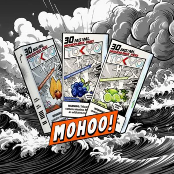 【38種口味】Tokyo Mohoo Pod 東京魔盒煙彈 1顆装12ml 10000口（可抽10天）