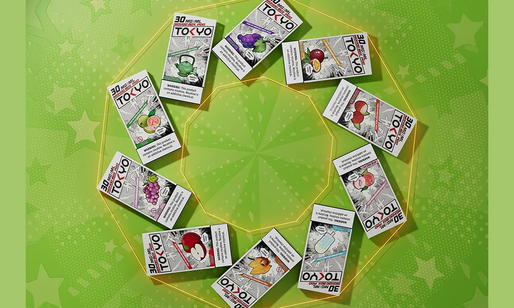 【38種口味】Tokyo Mohoo Pod 東京魔盒煙彈 1顆装12ml 10000口（可抽10天）