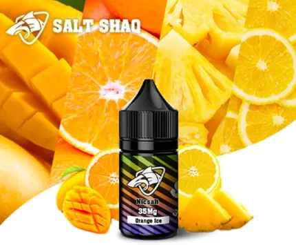 鯊克 橙冰 SALT SHAQ 彩鯊系列 電子煙煙油 30ml