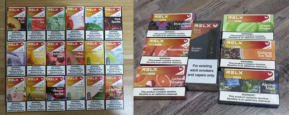 【36種口味選擇】Relx Infinity 2 Relx 6代煙彈現貨 (4/5代主機通用) 1.9ml*3枚