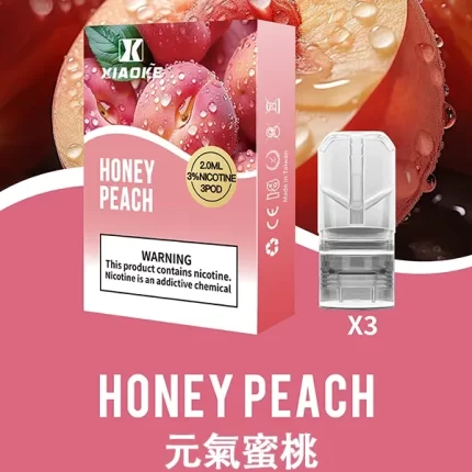 【元氣蜜桃】梟客XIAOKE一代通用煙彈 三顆裝 一代電子菸桿悅刻通用