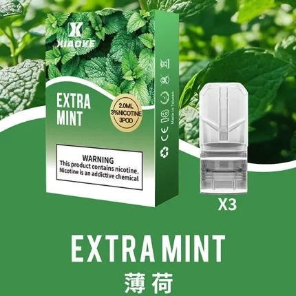 【薄荷】XIAOKE梟客霧化彈 兼容一代主機 3顆裝