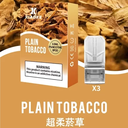 【超柔菸草】XIAOKE菸彈  適配SP2S/魅嗨/ILIA/Lanar/Relx一代主機 3顆裝