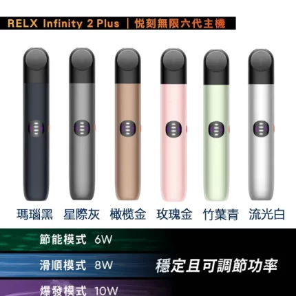【6色現貨】Relx悅刻主機六代 RELX Infinity 2 大小煙量調節