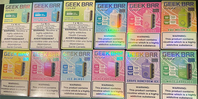 【13種口味】美國Geek Bar Pulse Vape小火箭拋棄式 15000口 雙模式 16ML大容量